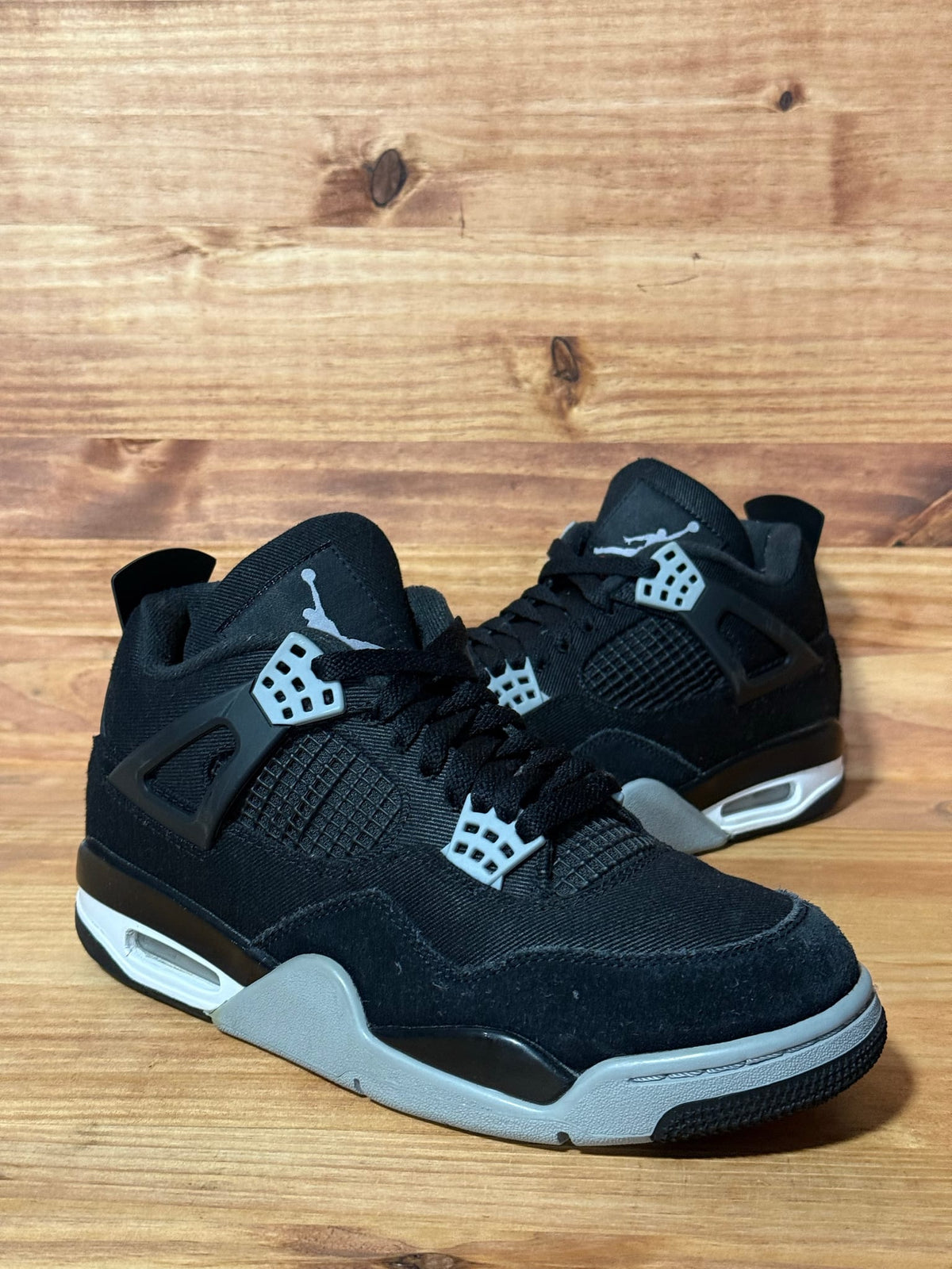 Jordan 4 Retro SE Black Canvas - Size 8.5