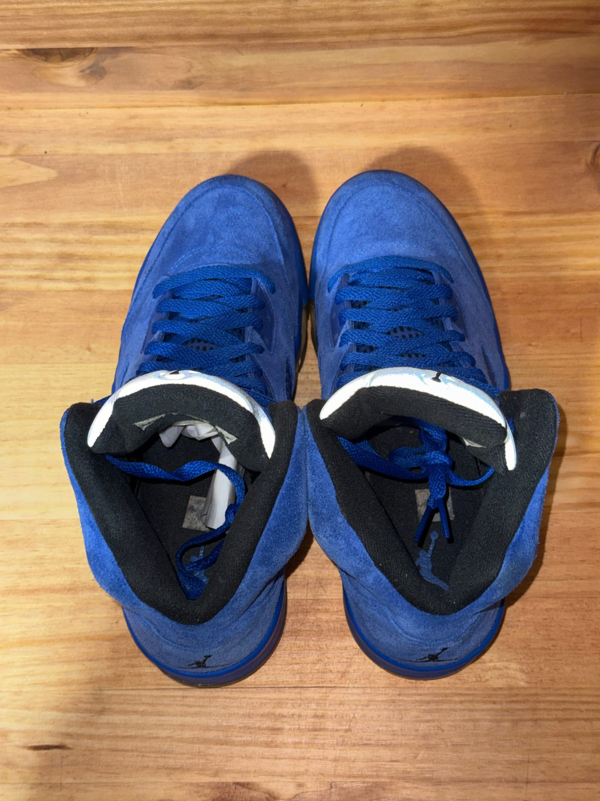 Jordan 5 Retro Blue Suede - Size 8.5