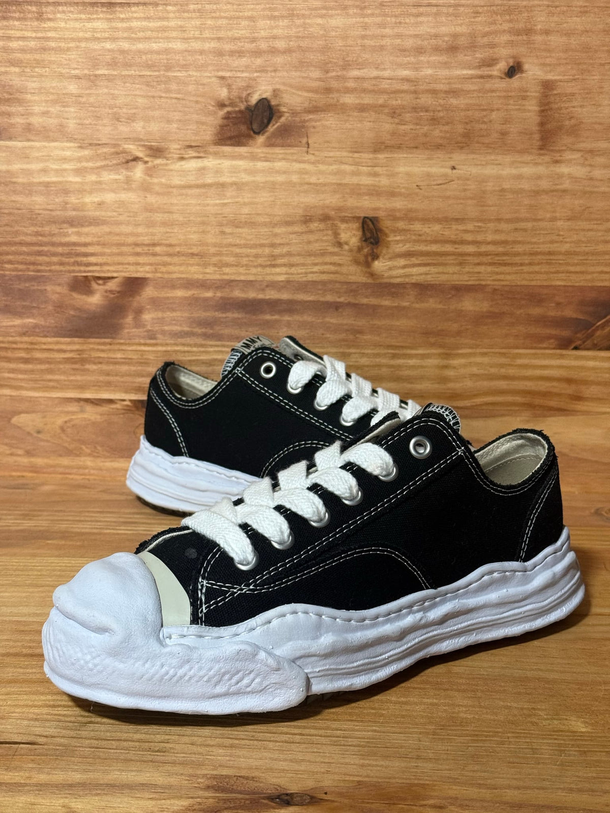 Maison Mihara Yasuhiro Hank OG Sole Canvas Low Black - Size 9