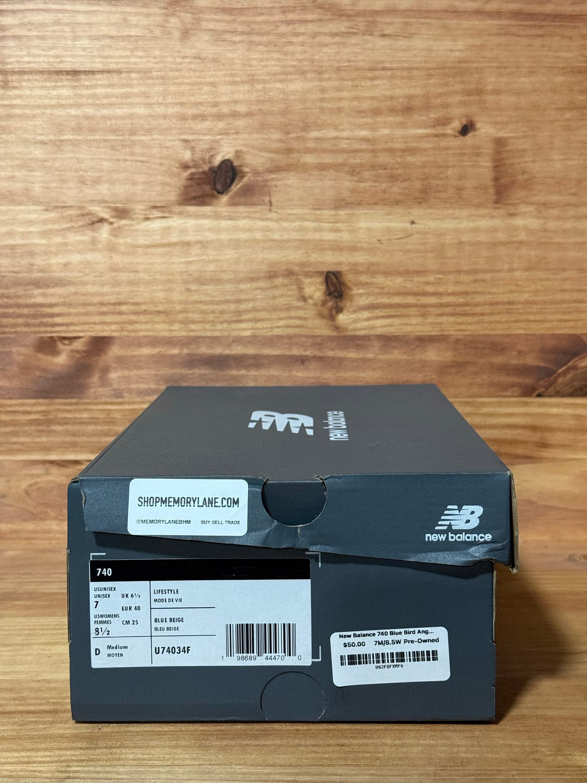 New Balance 740 Blue Bird Angora - 7M