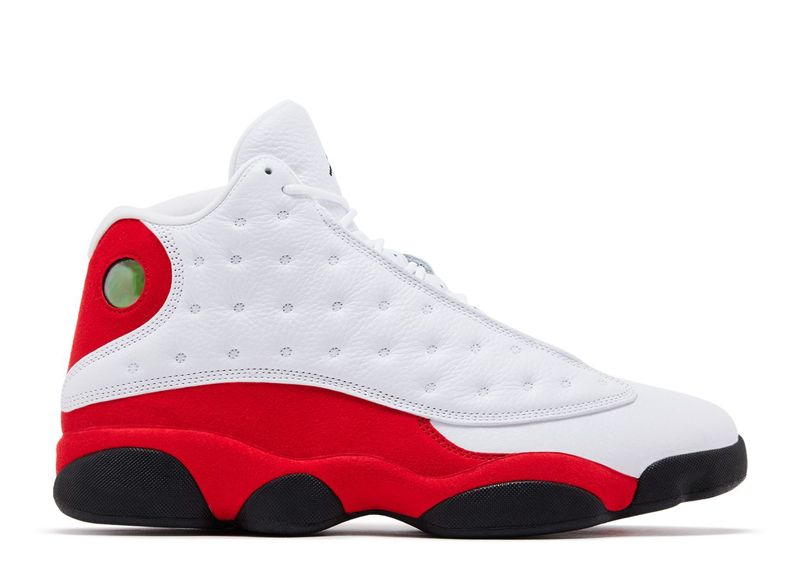 Jordan 13 Retro Black White True Red (TD)