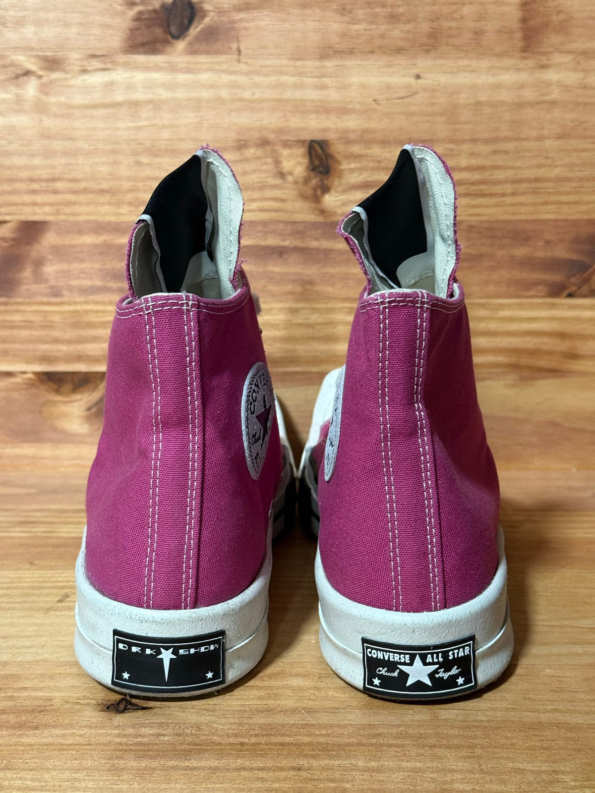 Converse TURBODRK Laceless Chuck Taylor All Star 70 Hi Rick Owens DRKSHDW Cactus Flower Pink