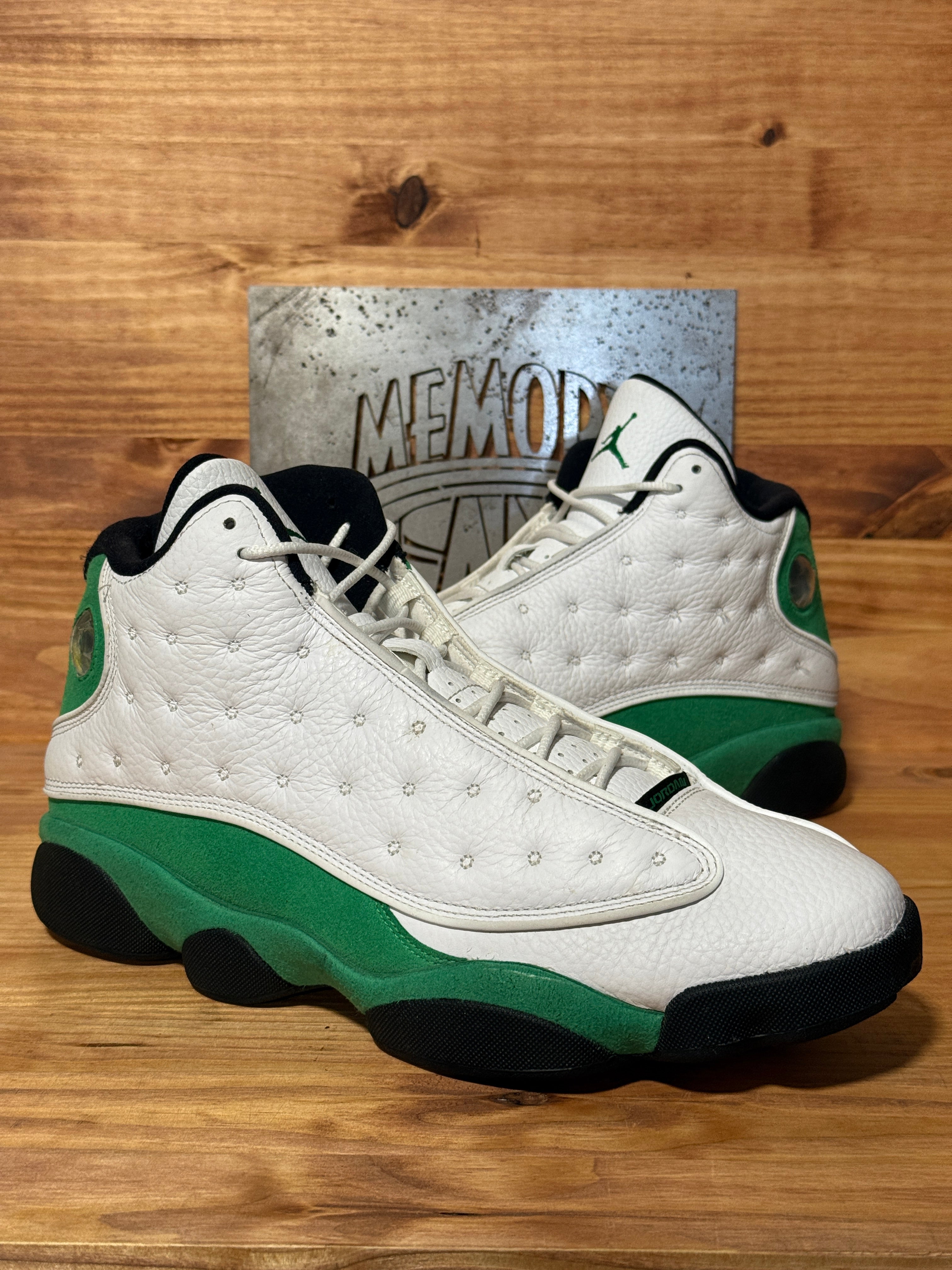 Jordan 13 Retro White Lucky Green