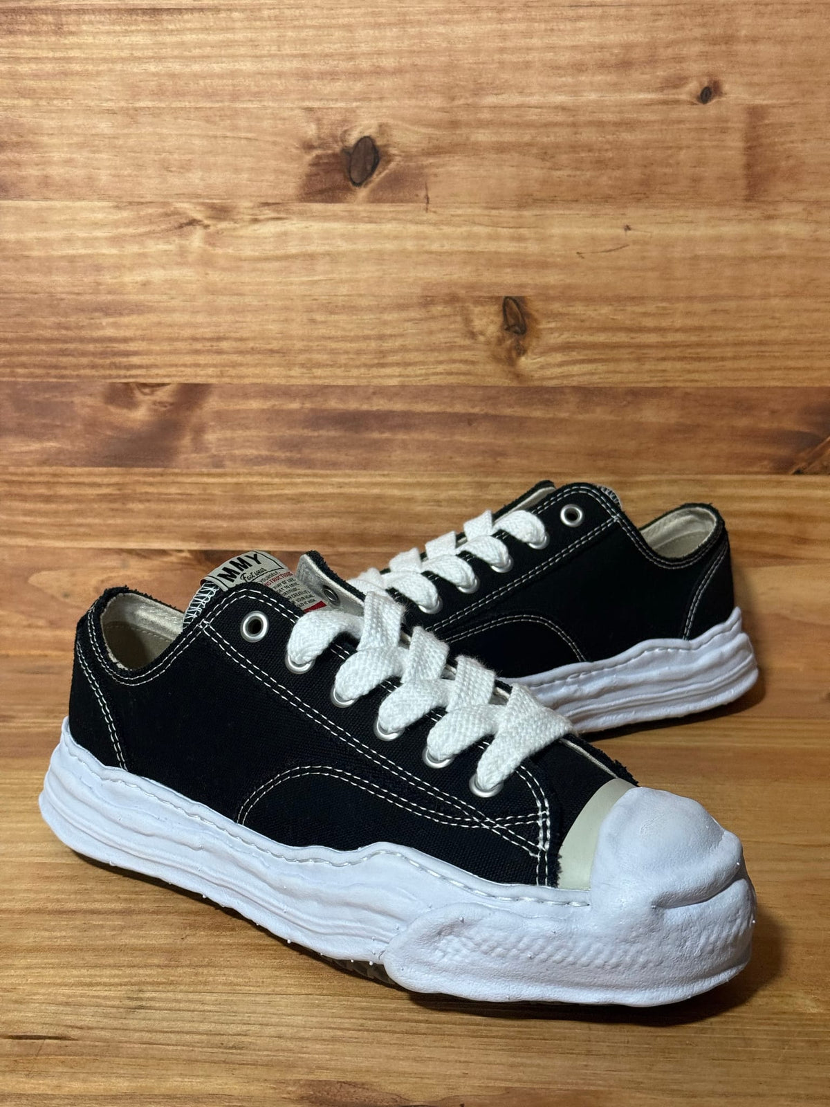 Maison Mihara Yasuhiro Hank OG Sole Canvas Low Black - Size 9