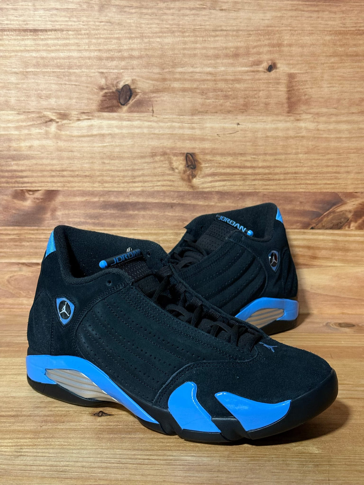Jordan 14 Retro Black University Blue (2026) - Size 9.5