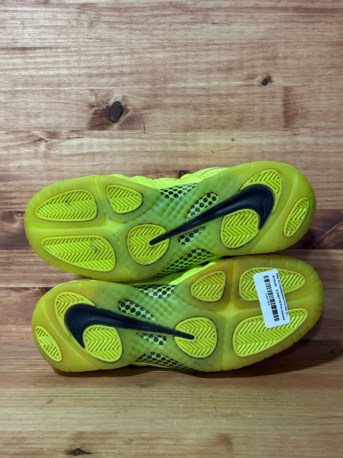 Nike Air Foamposite Pro Volt (2021) - Size 9.5
