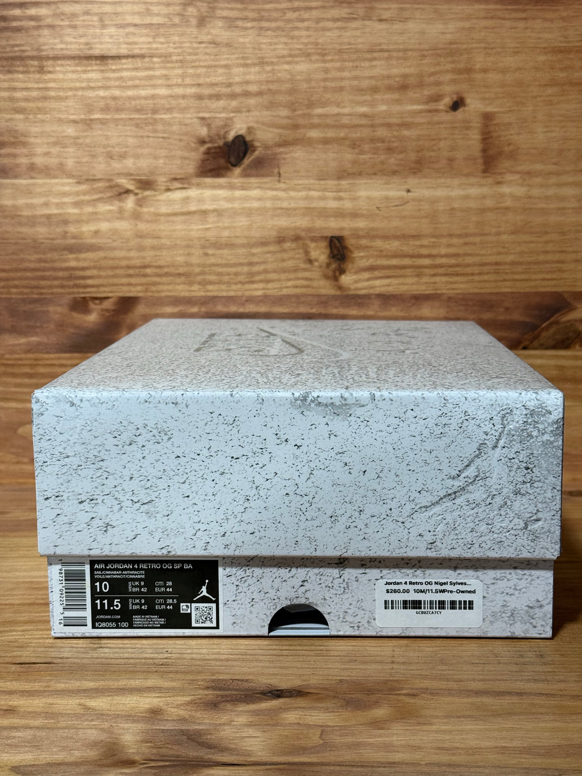 Jordan 4 Retro OG Nigel Sylvester Brick After Brick