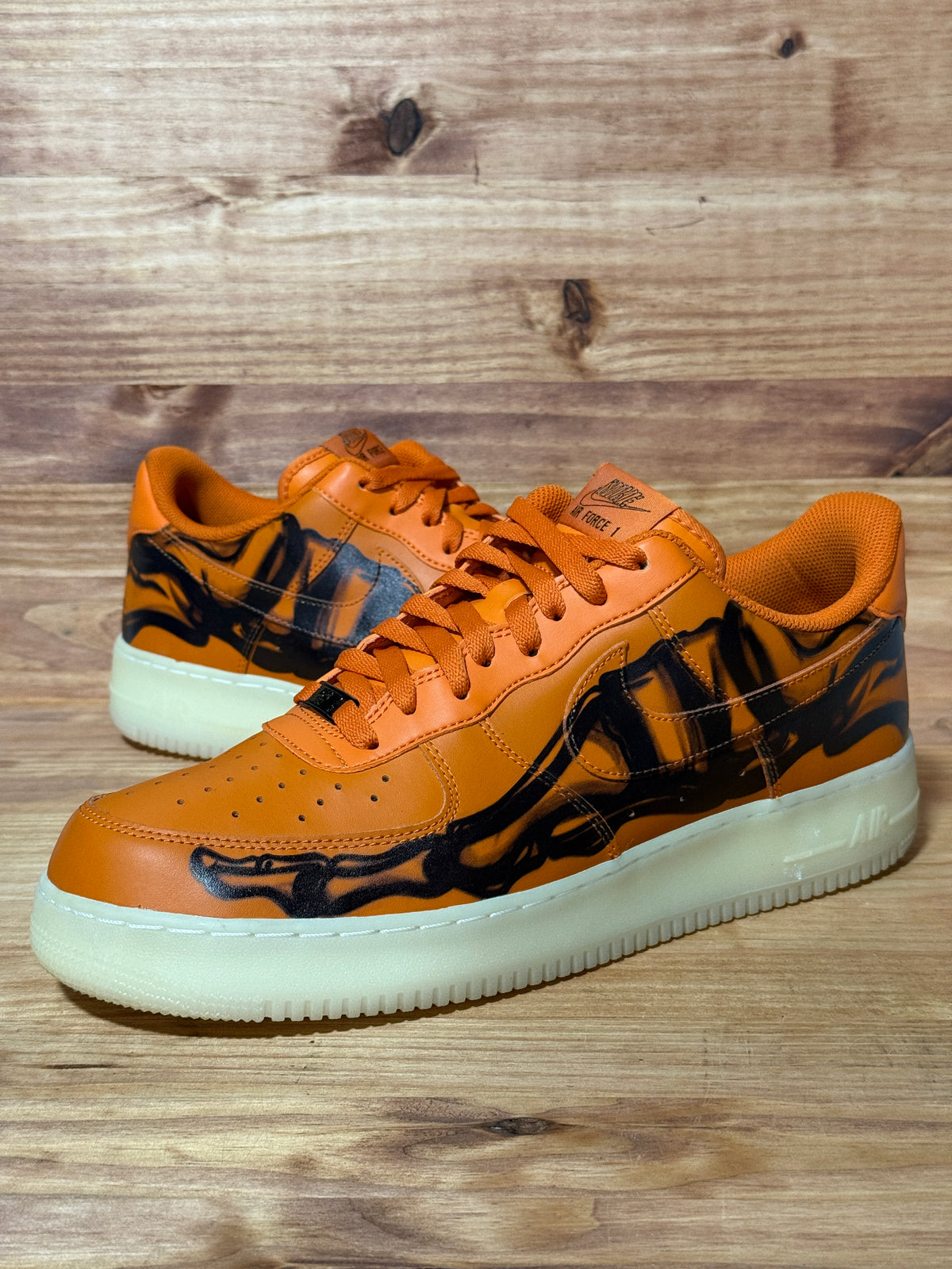 Nike Air Force 1 Low Orange Skeleton Halloween (2020)
