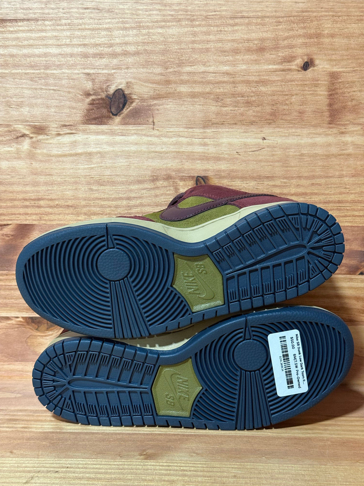 Nike SB Dunk Low Dark Team Red Olive Flak
