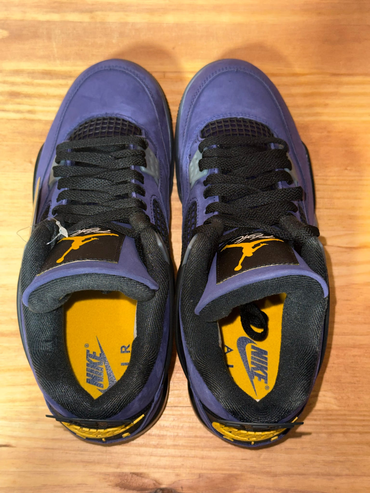 Jordan 4 Retro Lakers - Size 10