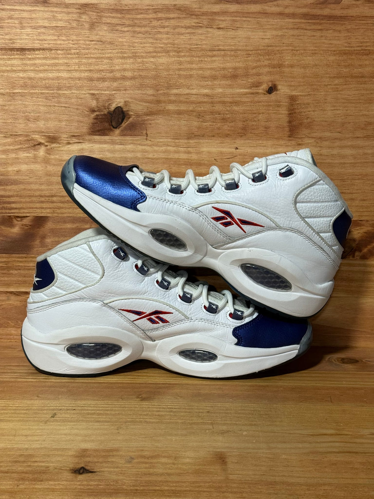 Reebok Question Mid Blue Toe (2022) - Size 12