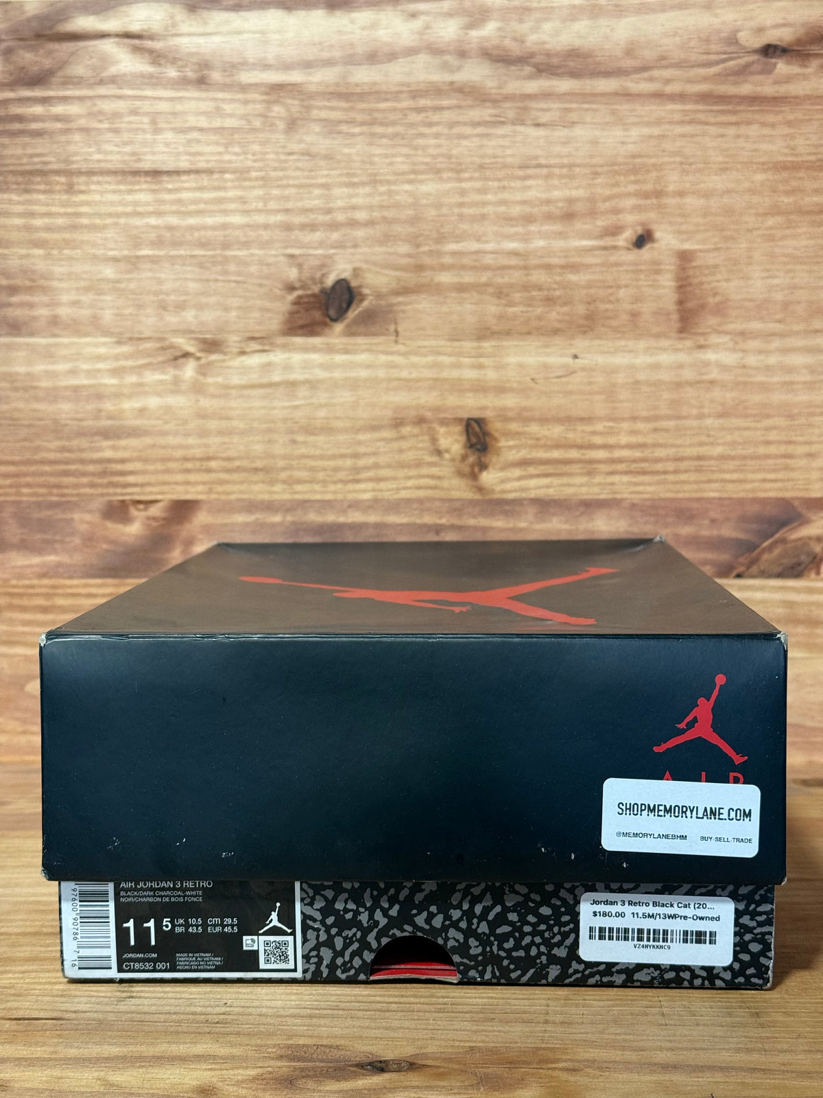 Jordan 3 Retro Black Cat (2025)