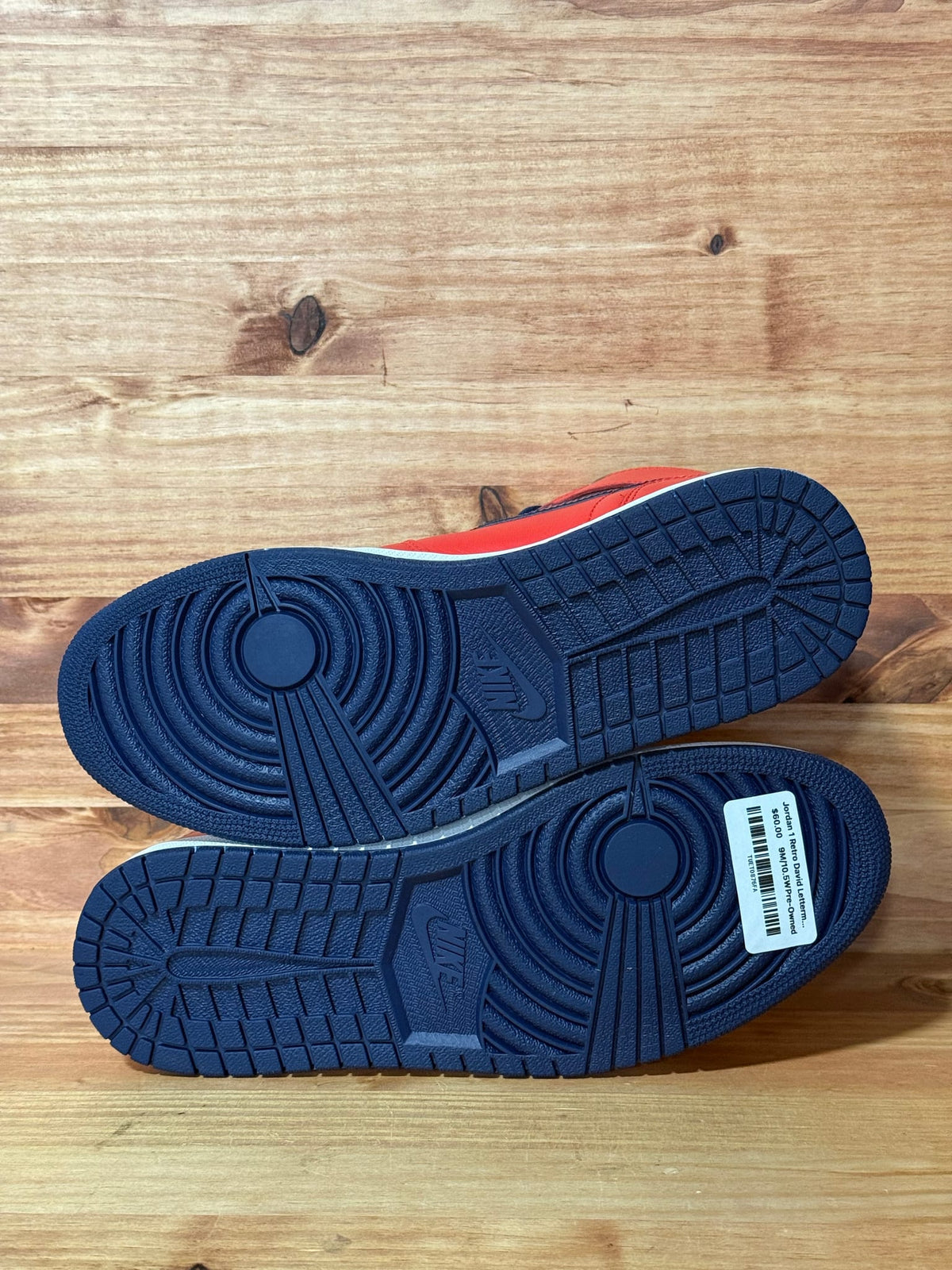 Jordan 1 Retro David Letterman - Size 9