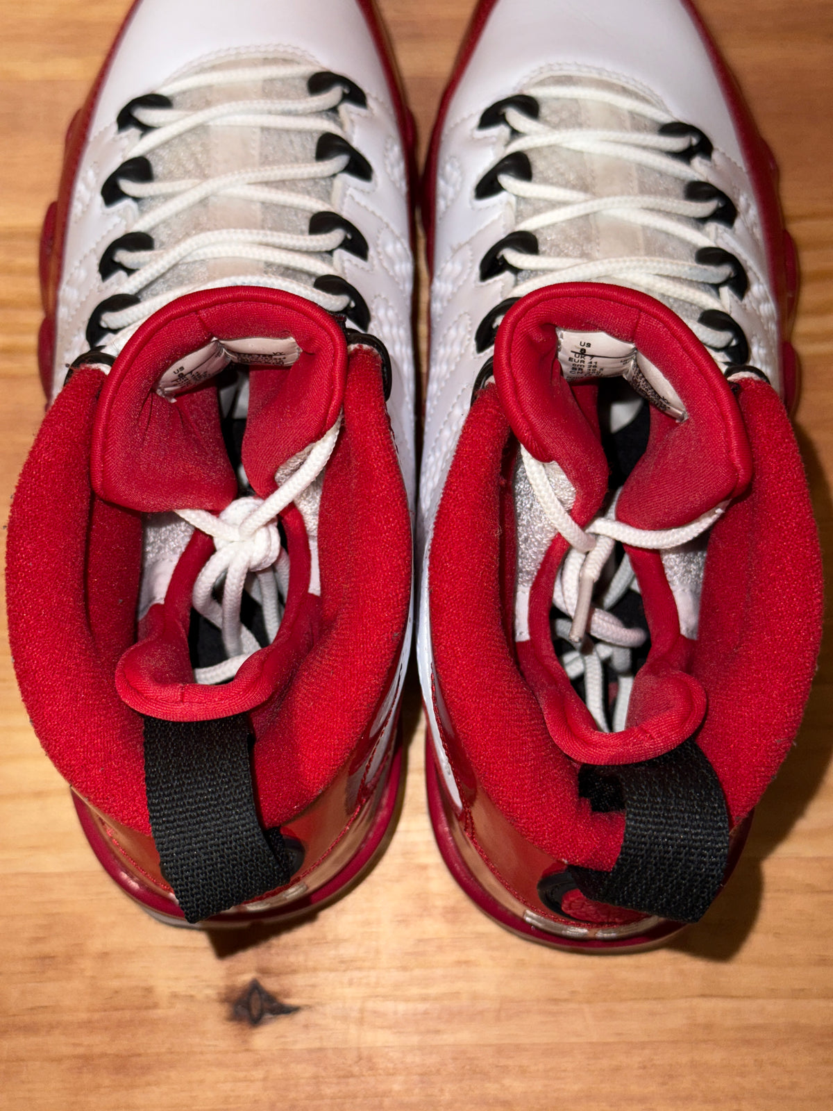 Jordan 9 Retro White Gym Red