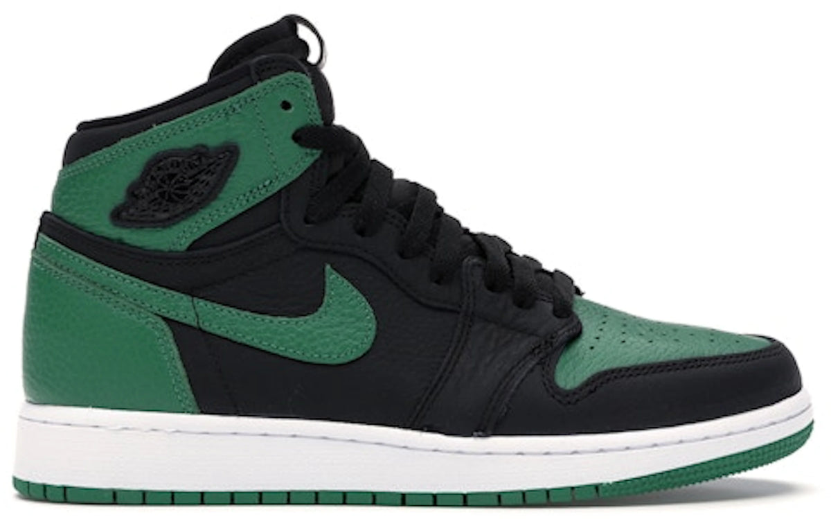 Jordan 1 Retro High Pine Green Black (GS) - Size 5.5Y