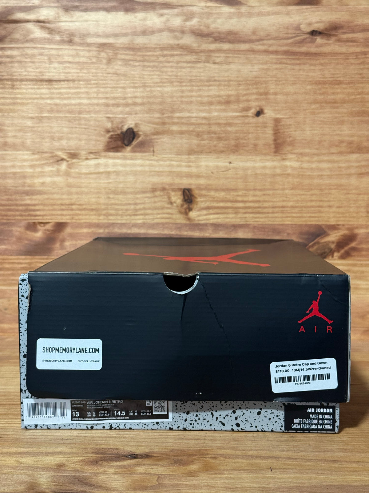 Jordan 6 Retro Cap and Gown