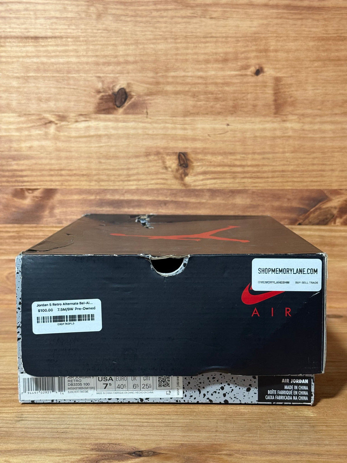 Jordan 5 Retro Alternate Bel-Air - Size 7.5