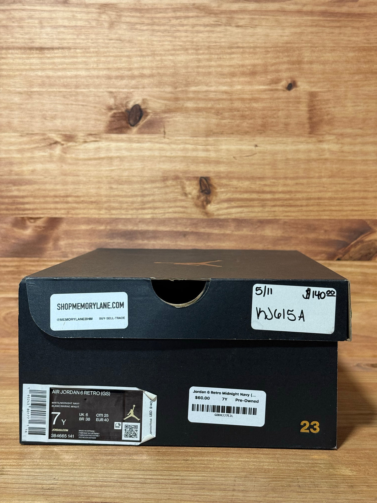 Jordan 6 Retro Midnight Navy (2022) (GS)