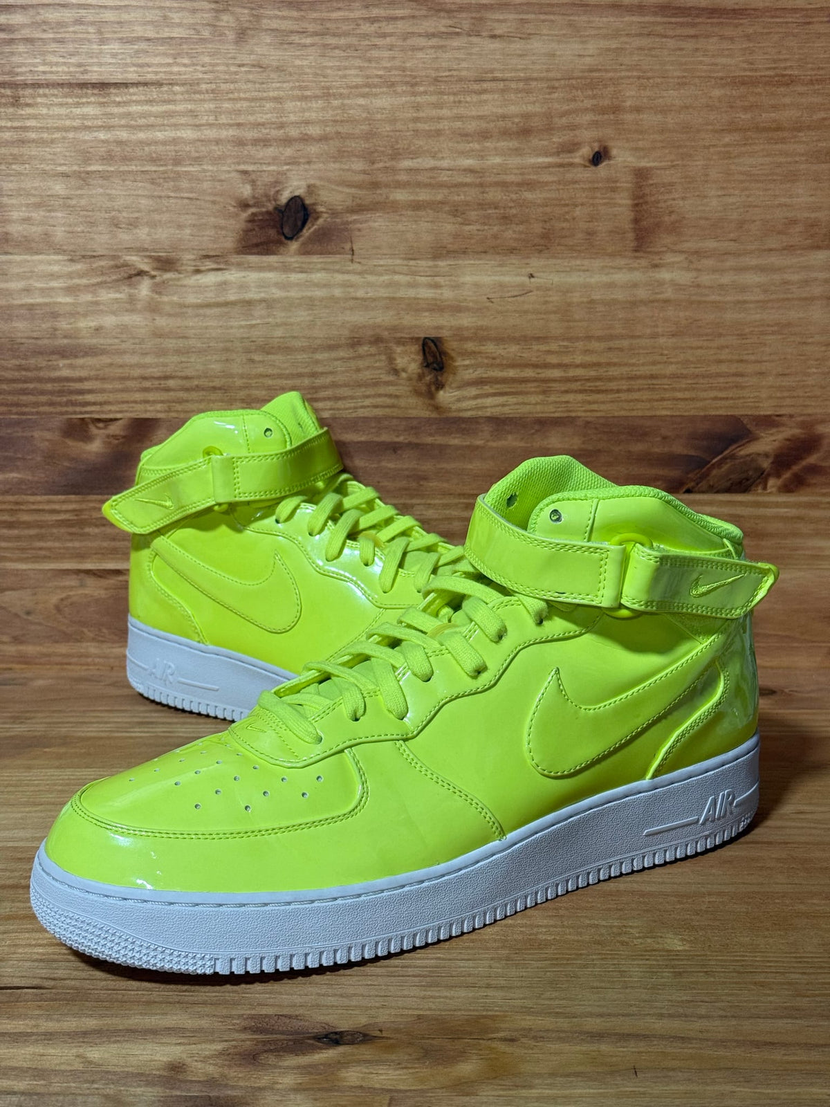 Nike Air Force 1 Mid '07 Volt White - Size 14