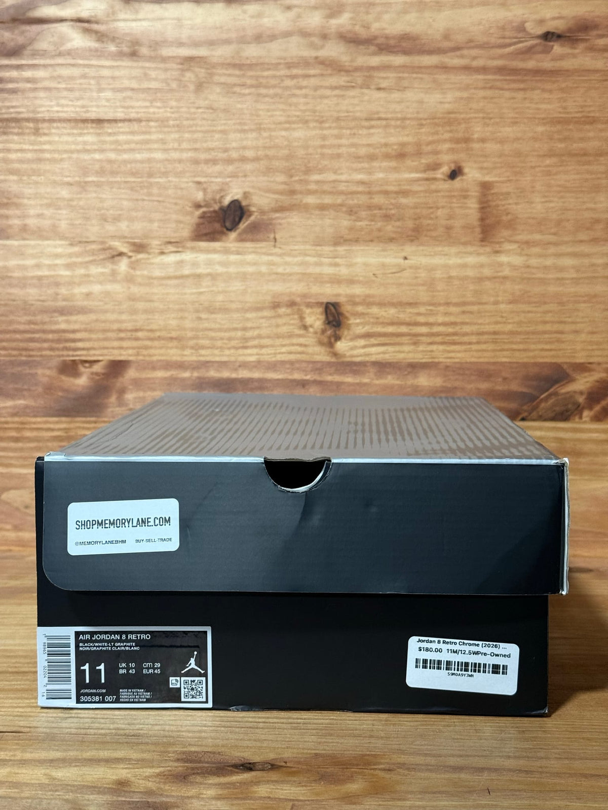 Jordan 8 Retro Chrome (2026) - Size 11
