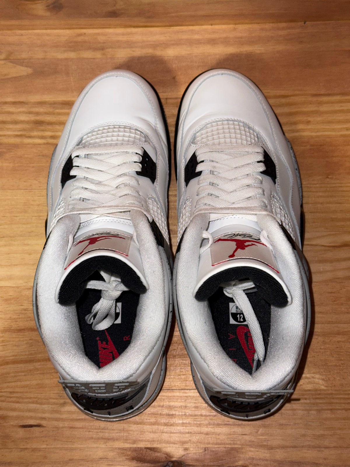 Jordan 4 Retro White Cement (2025) - Size 12
