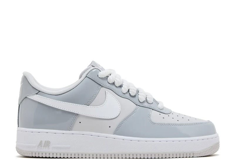 AIR FORCE 1 07 LV8 WOLF GREY PATENT