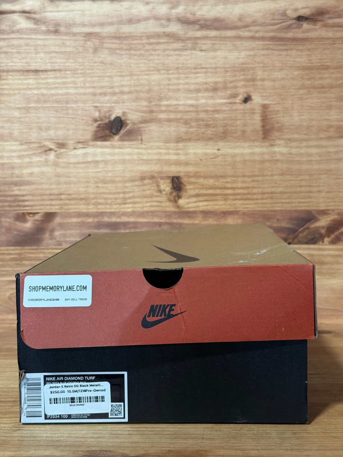 Jordan 5 Retro OG Black Metallic Reimagined - Size 10.5