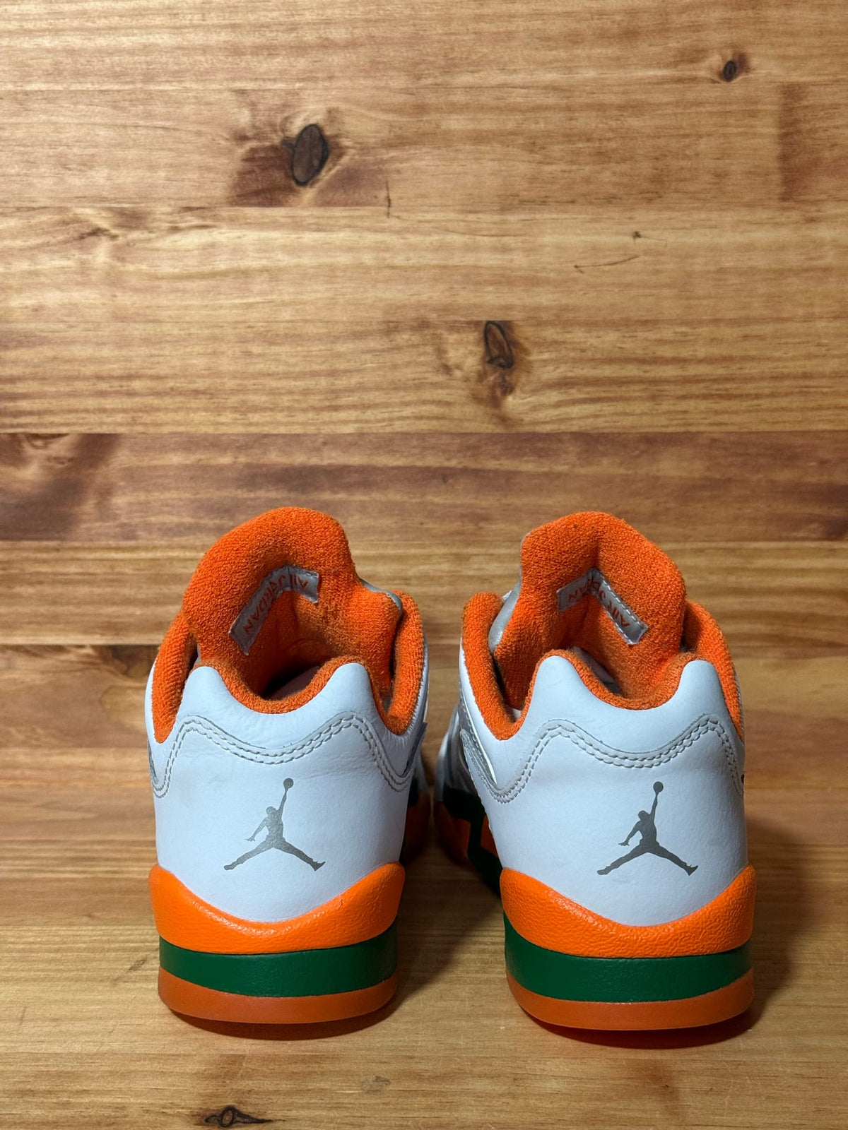 Jordan 5 Retro Low Miami Hurricanes (GS) - Size 6Y