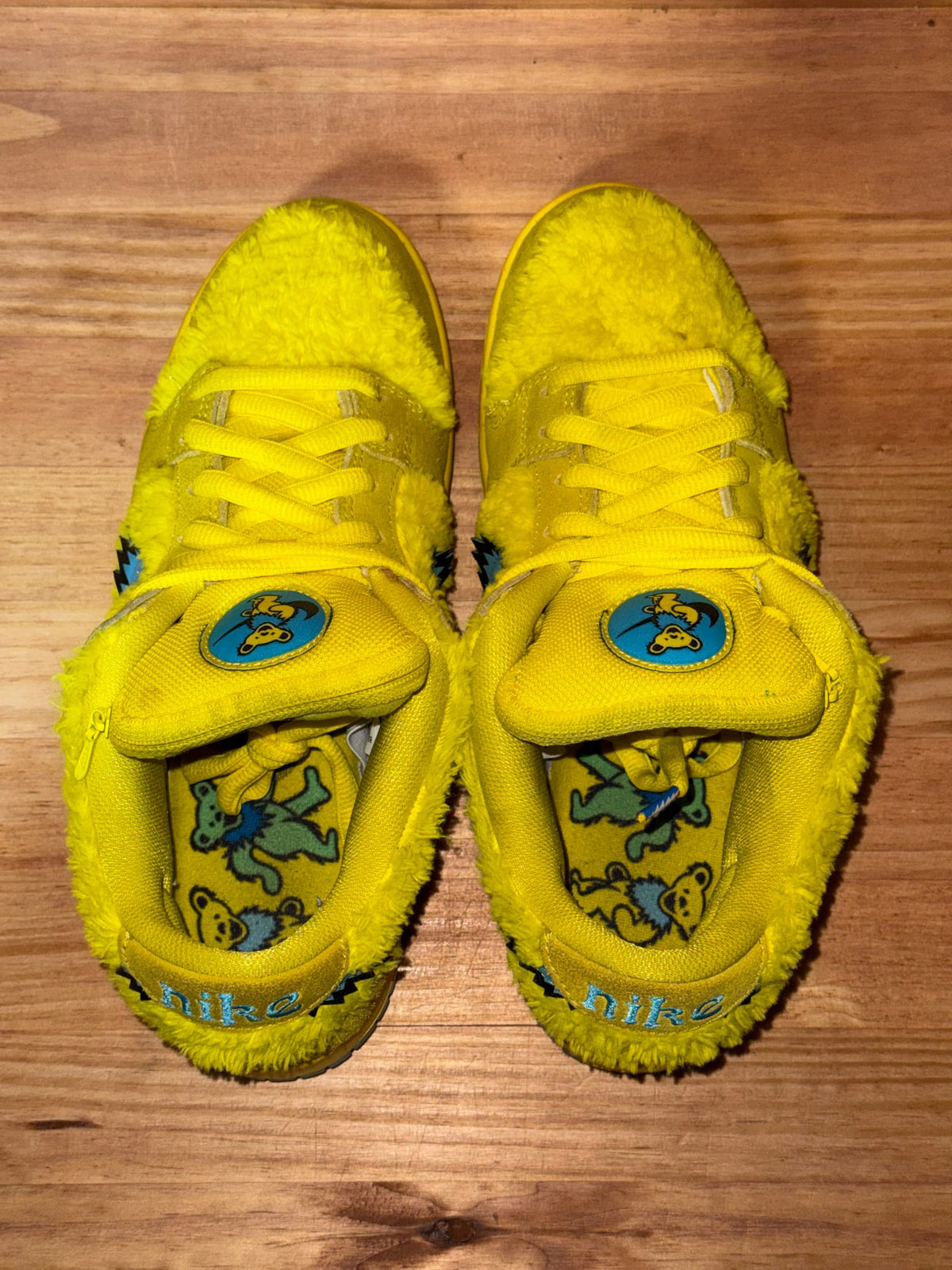 Nike SB Dunk Low Grateful Dead Bears Opti Yellow - Size 9