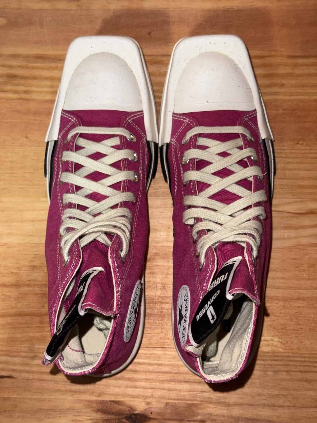 Converse TURBODRK Laceless Chuck Taylor All Star 70 Hi Rick Owens DRKSHDW Cactus Flower Pink