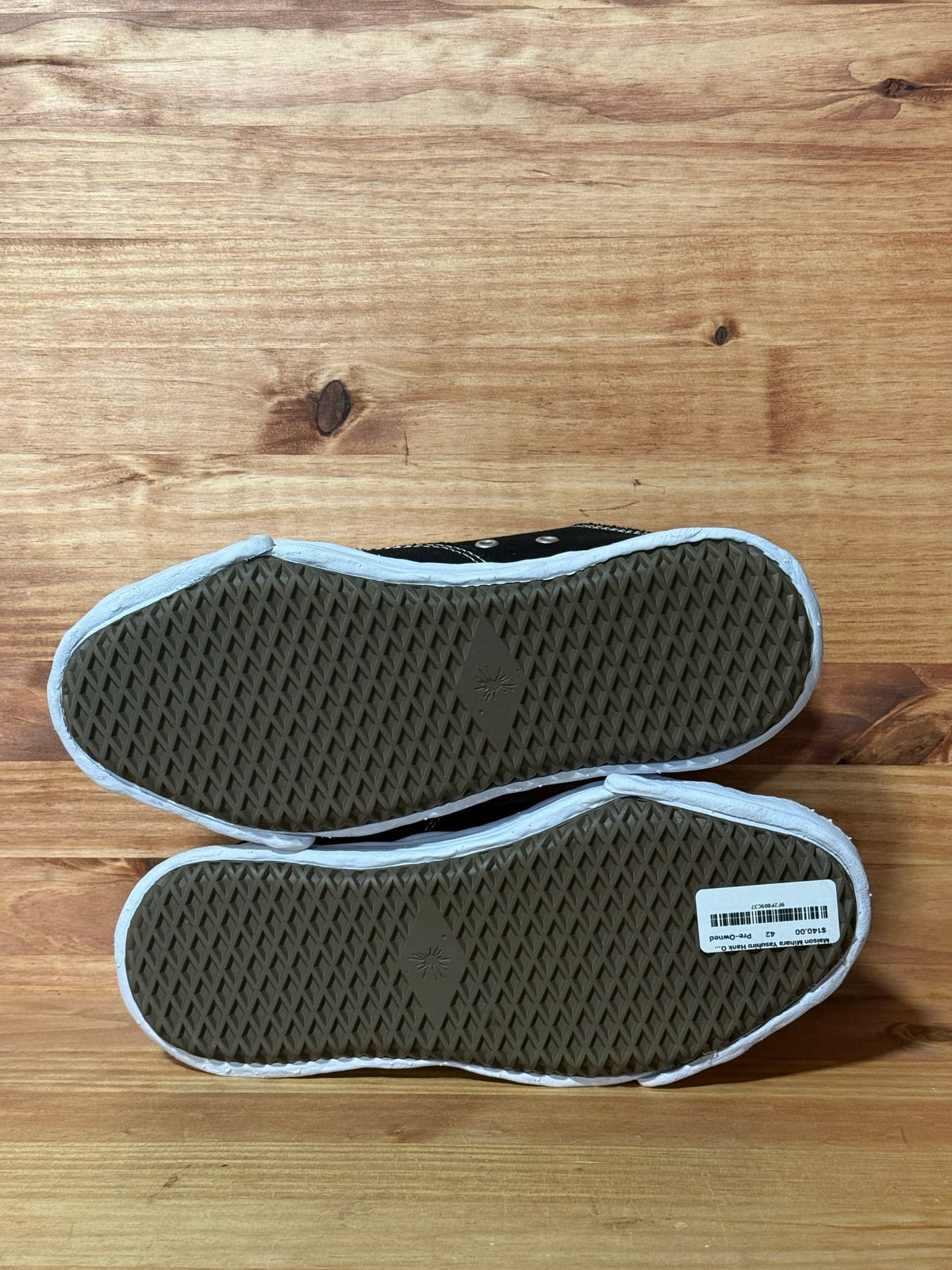 Maison Mihara Yasuhiro Hank OG Sole Canvas Low Black - Size 9
