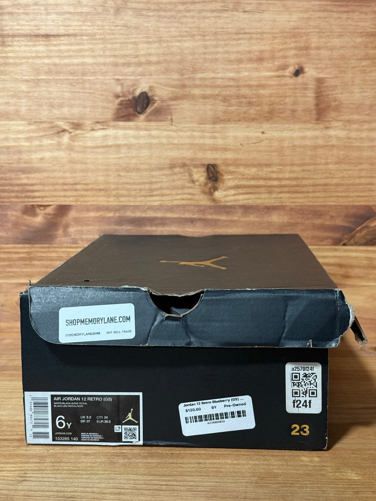 Jordan 12 Retro Blueberry (GS) - Size 6Y