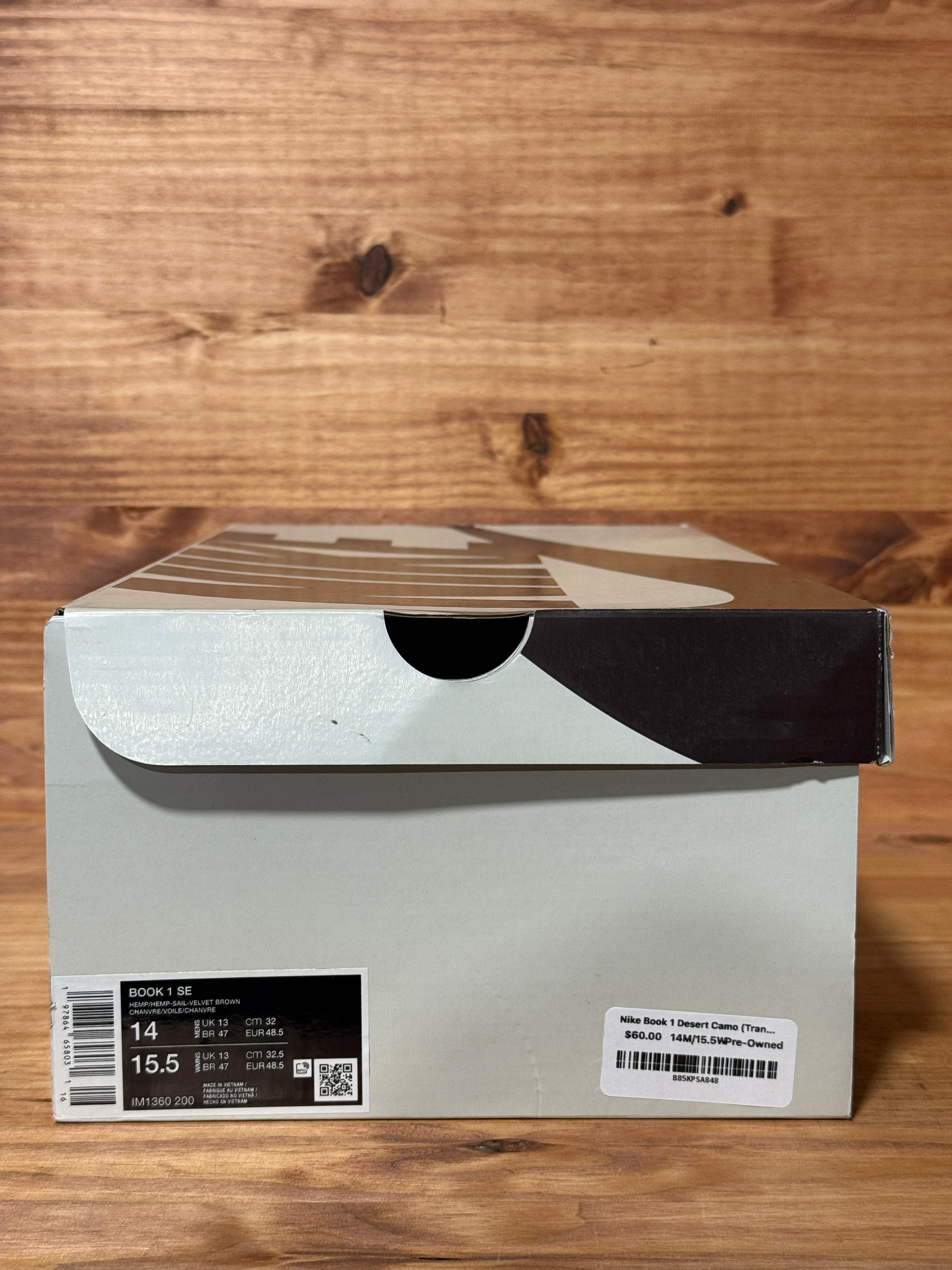 Nike Book 1 Desert Camo (Translucent Outsole)
