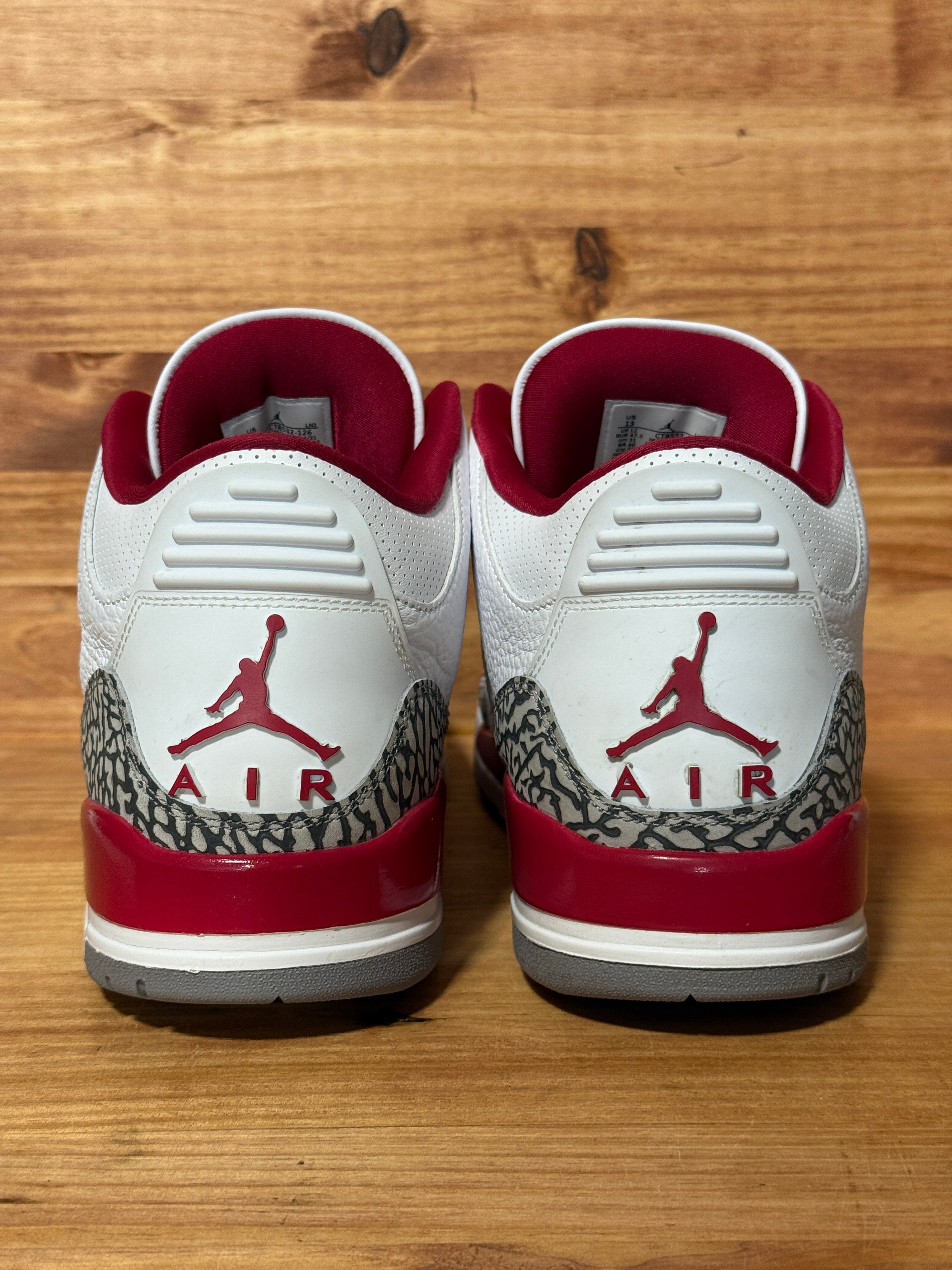 Jordan 3 Retro Cardinal Red