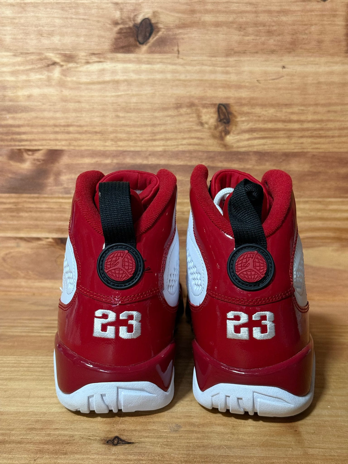 Jordan 9 Retro White Gym Red - Size 8.5