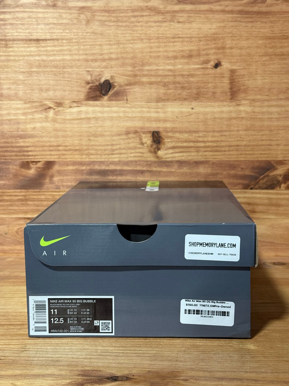 Nike Air Max 95 OG Big Bubble Neon (2025/2026) - Size 11