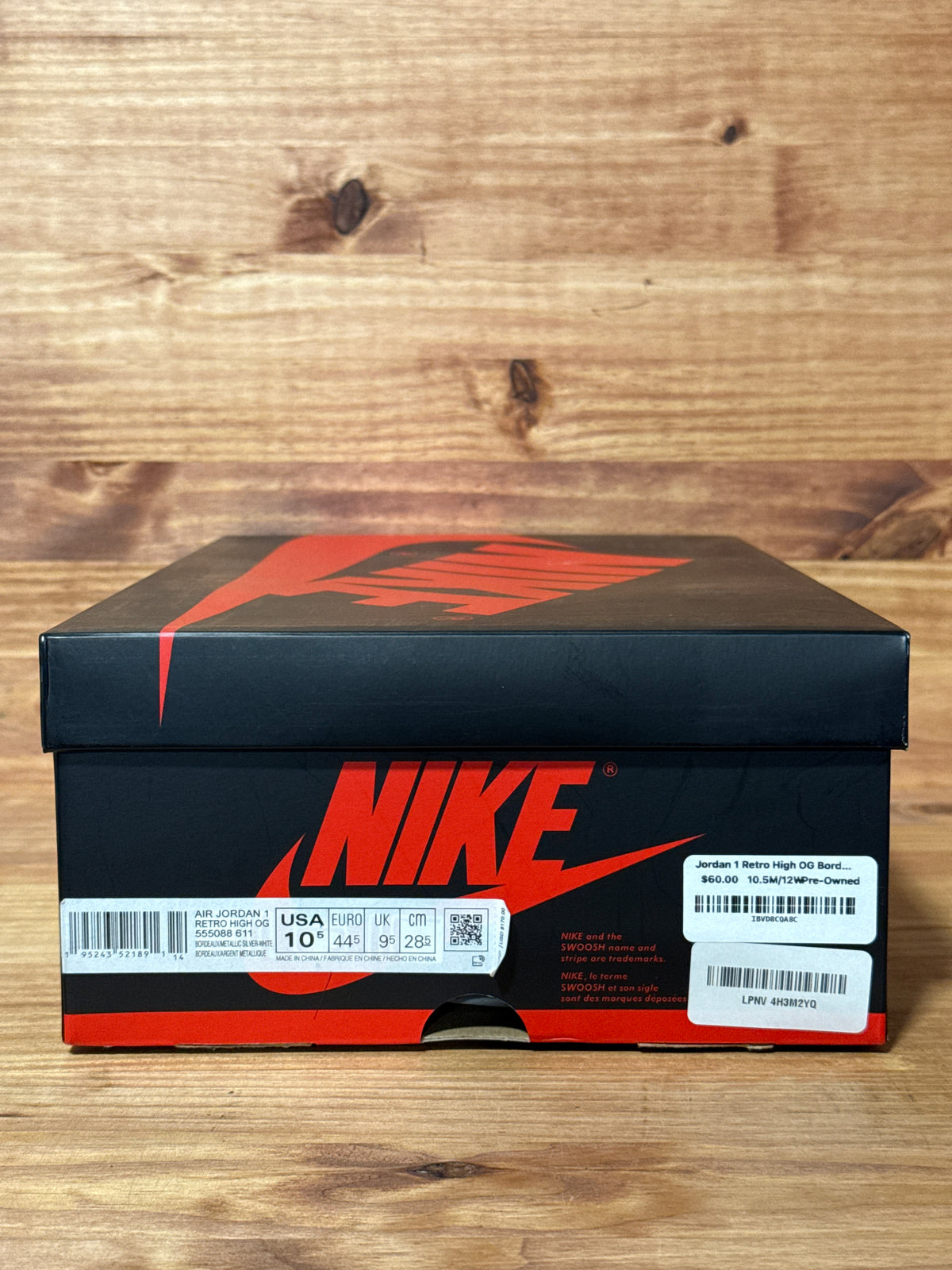 Jordan 1 Retro High OG Bordeaux