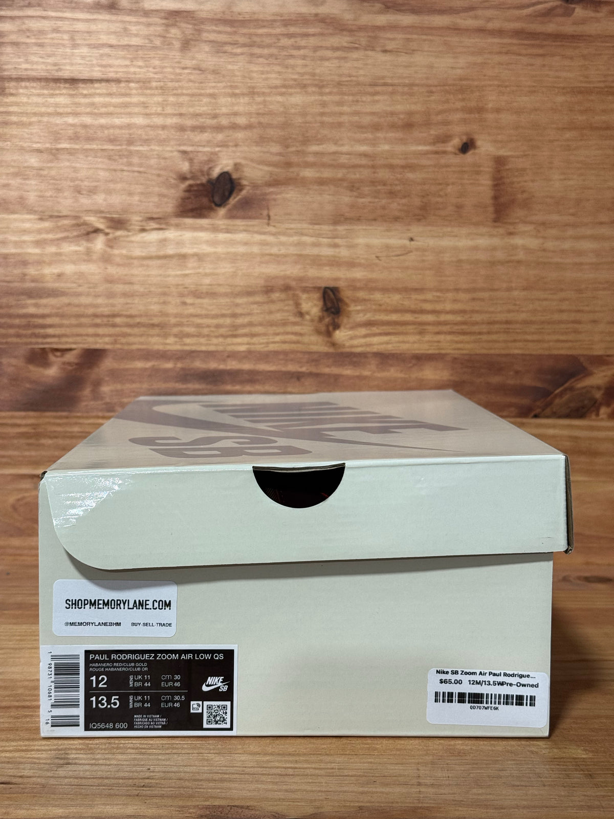 Nike SB Zoom Air Paul Rodriguez 1 Habanero Red All-Star