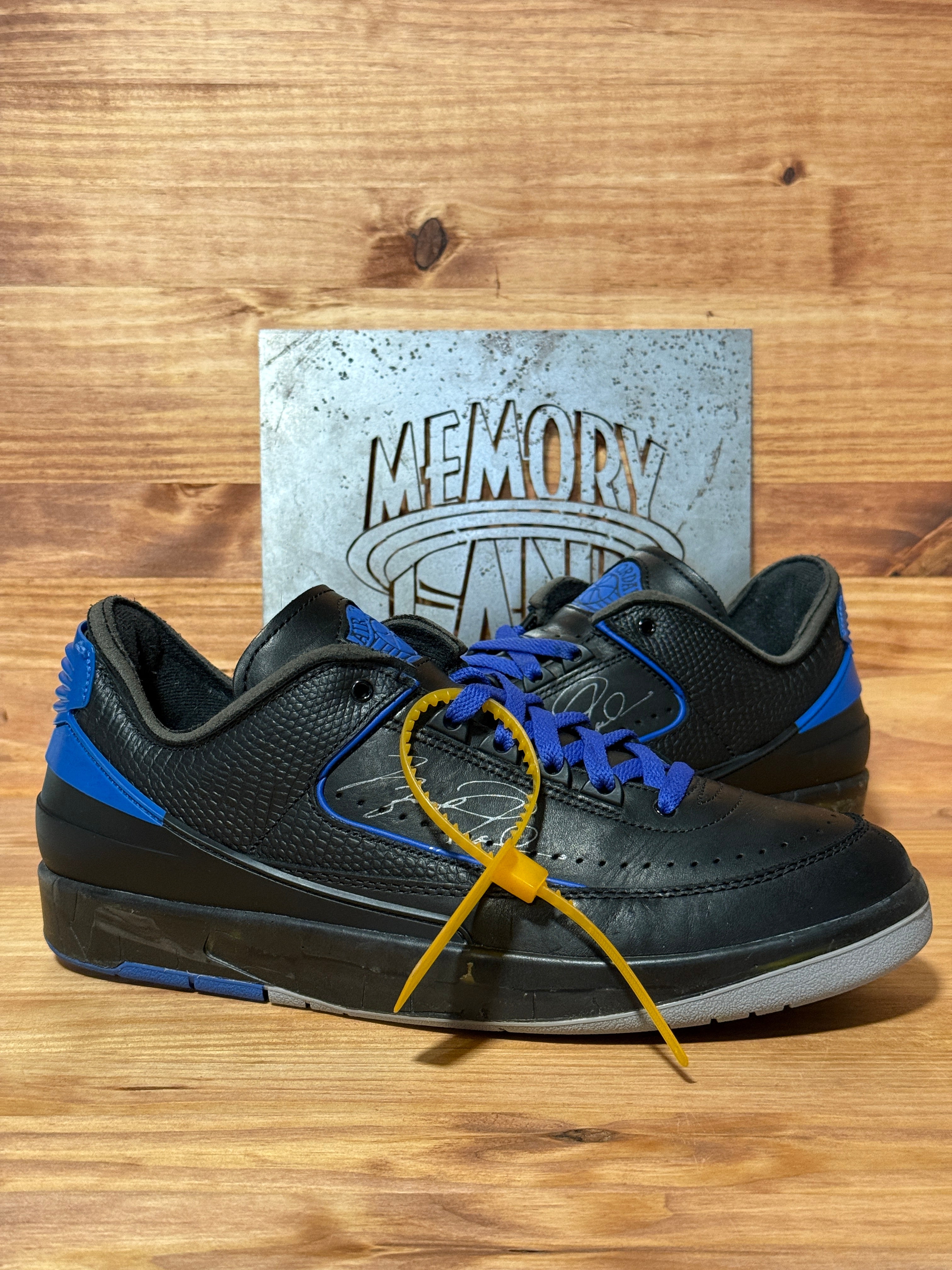 Jordan 2 Retro Low SP Off-White Black Blue