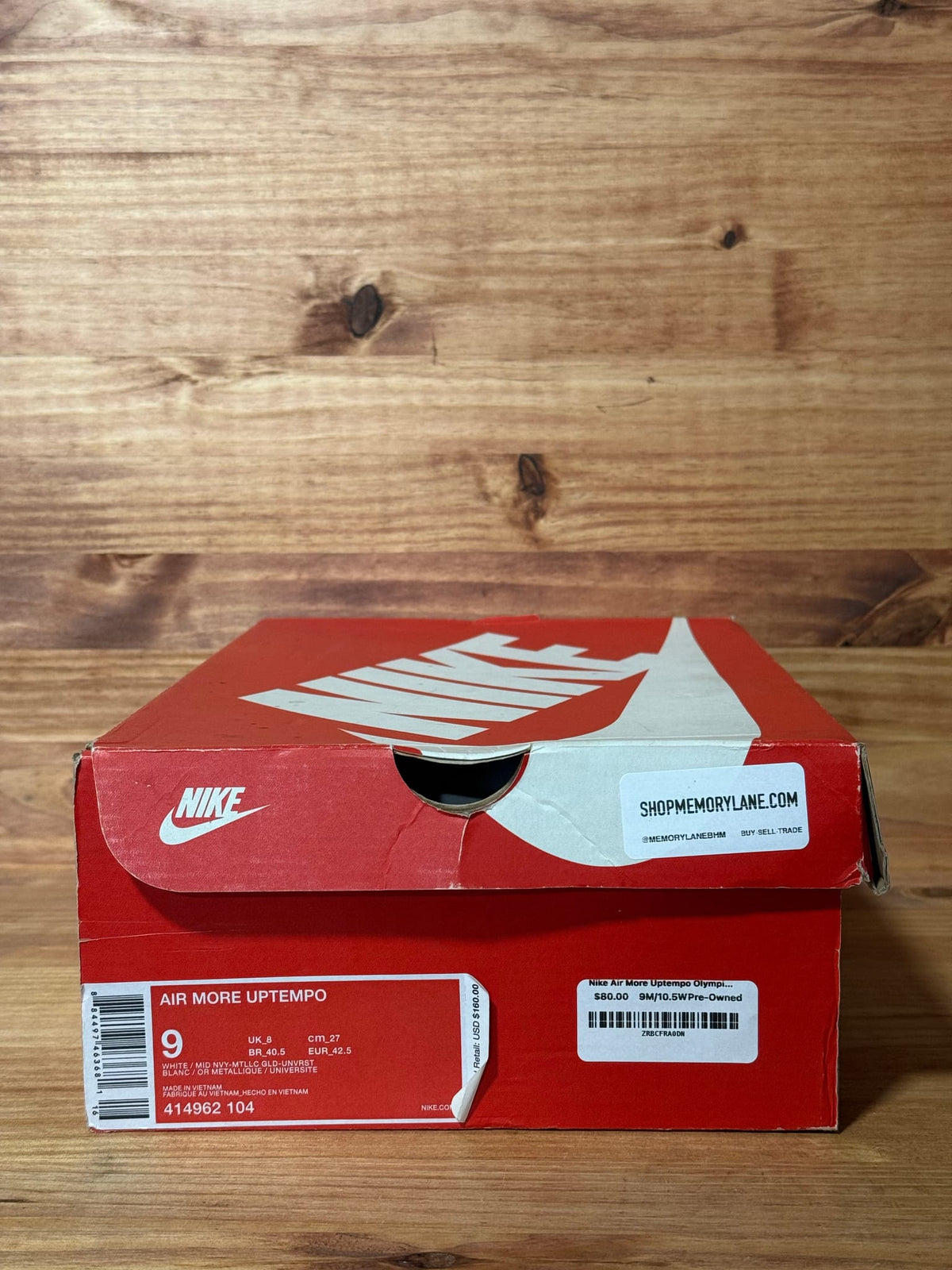 Nike Air More Uptempo Olympic (2016/2020) - Size 9