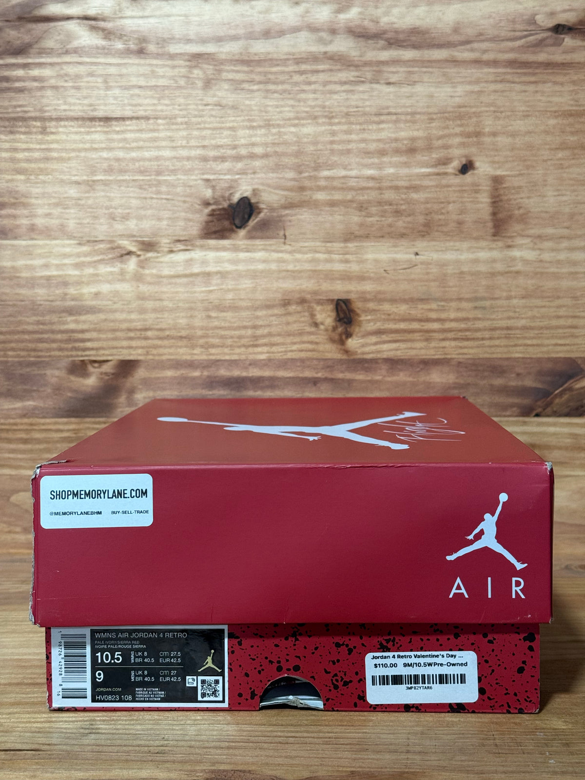 Jordan 4 Retro Valentine's Day Sierra Red (Women's)