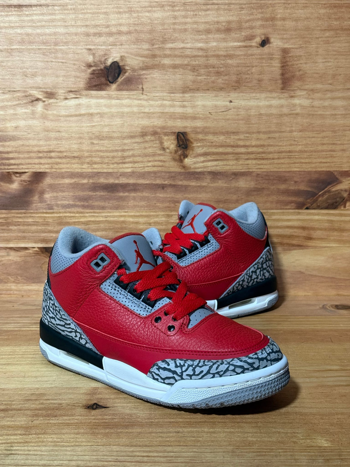 Jordan 3 Retro SE Fire Red (GS) - Size 4.5Y