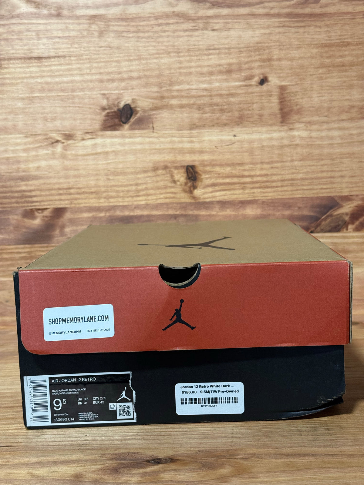 Jordan 12 Retro White Dark Grey