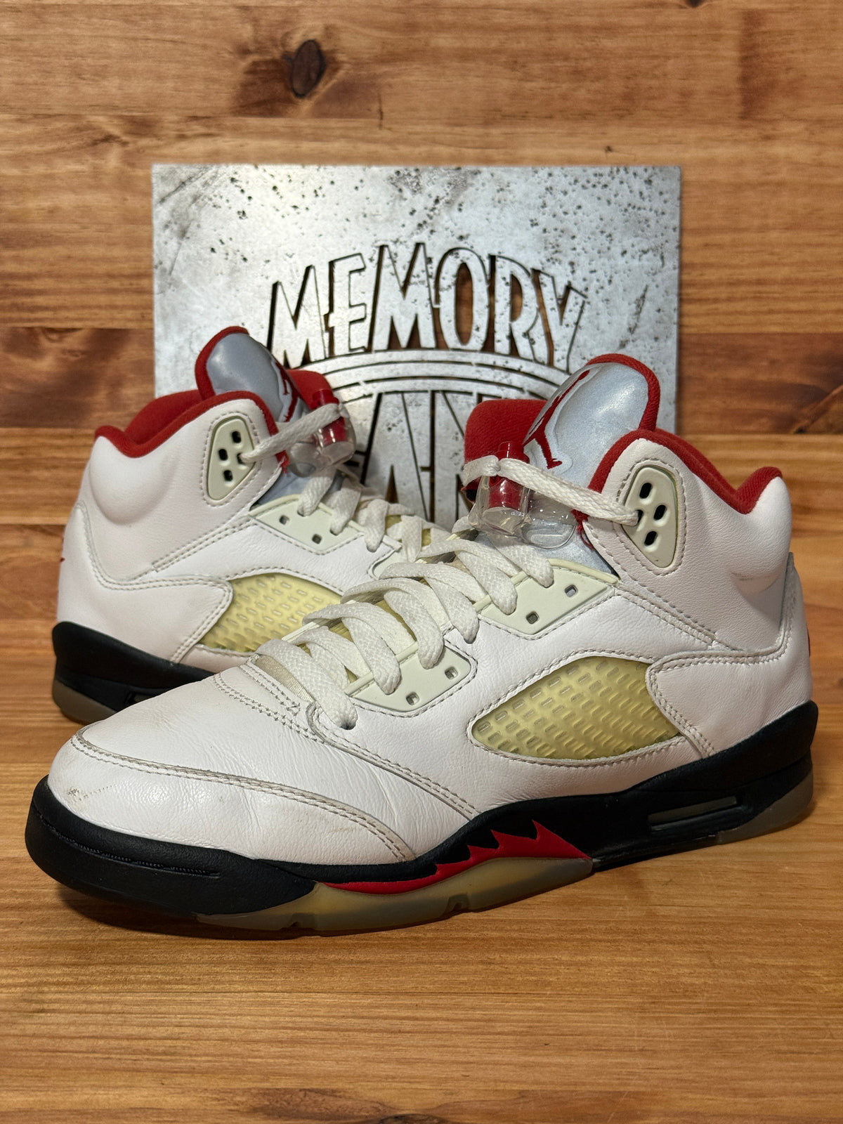 Jordan 5 Retro Fire Red Silver Tongue (2020) (GS)