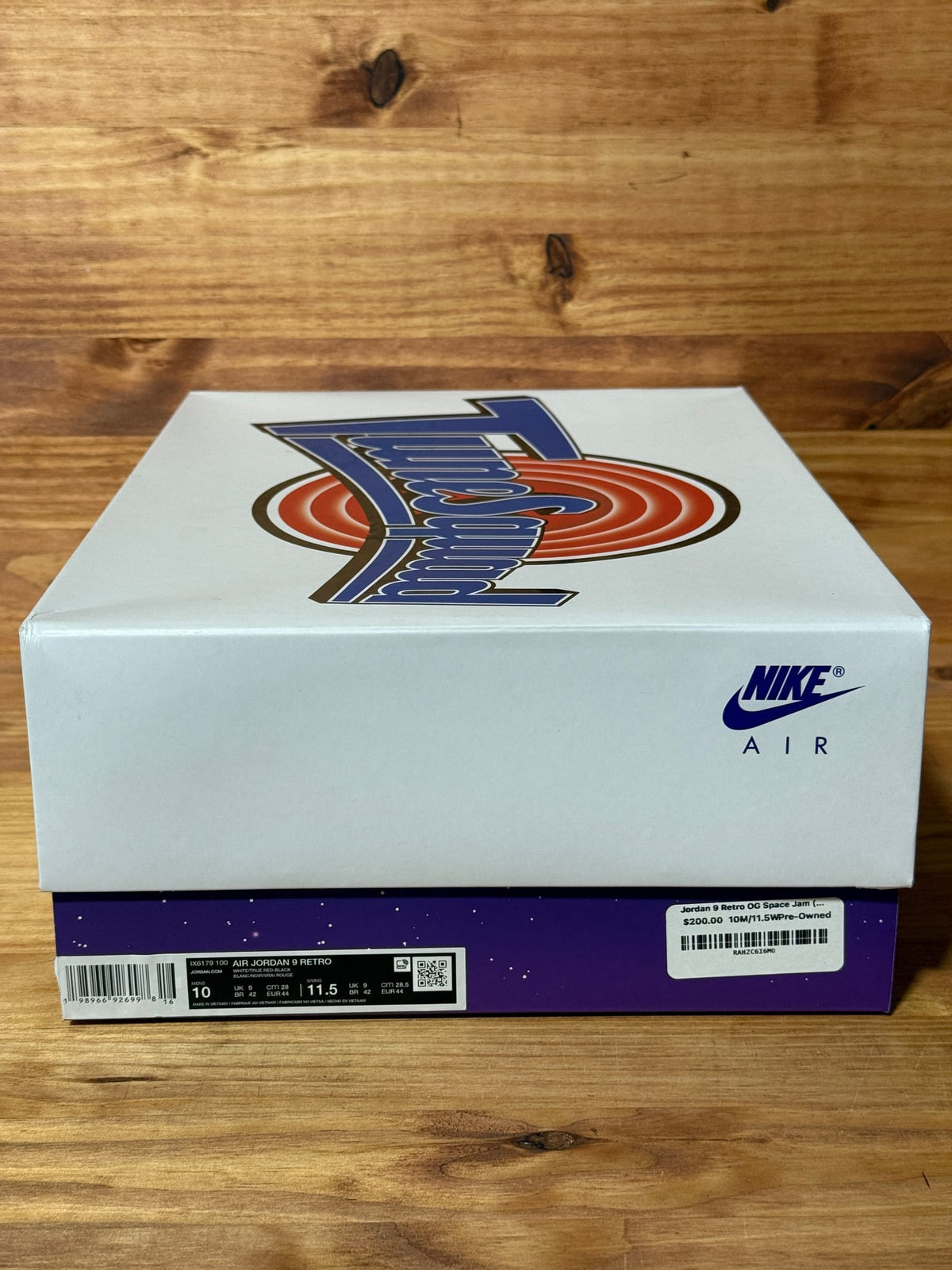Jordan 9 Retro OG Space Jam (2026) - Size 10