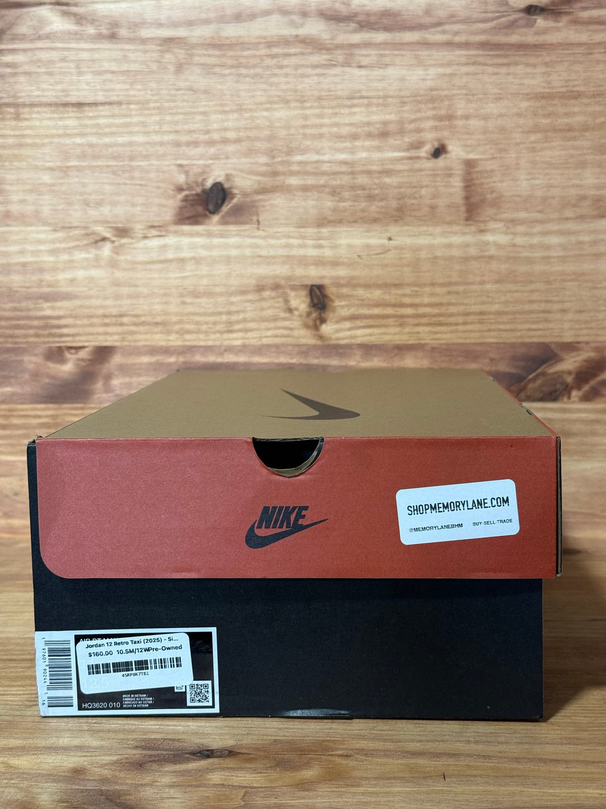 Jordan 12 Retro Taxi (2025) - Size 10.5