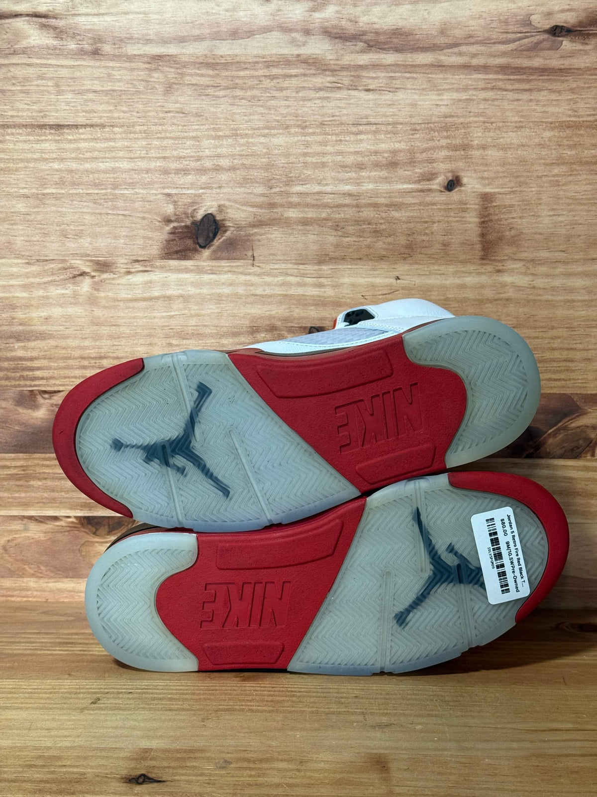 Jordan 5 Retro Fire Red Black Tongue (2025) - Size 9
