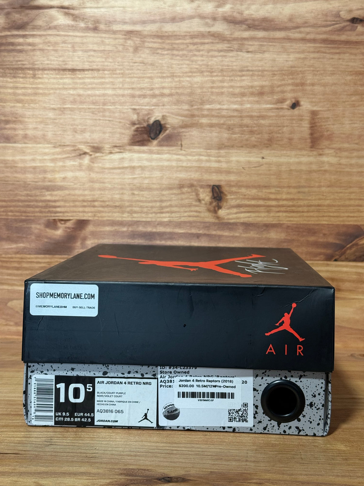 Jordan 4 Retro Raptors (2018)