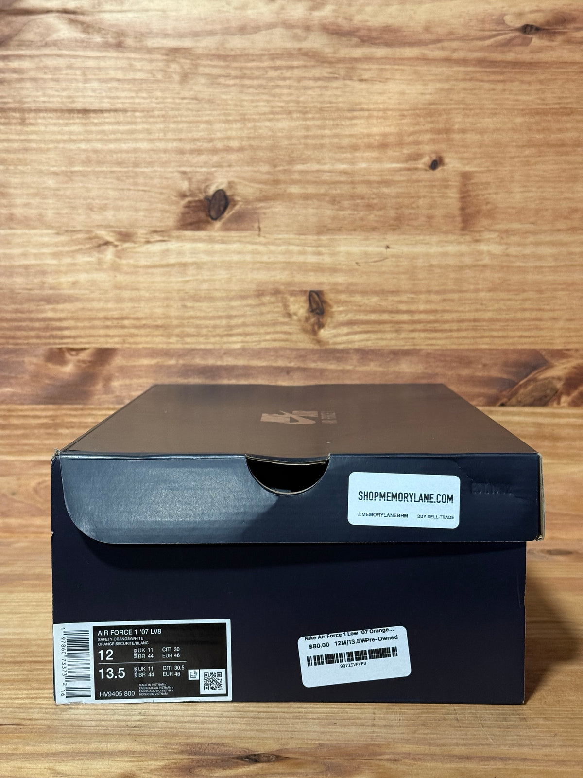 Nike Air Force 1 Low '07 Orange White Patent