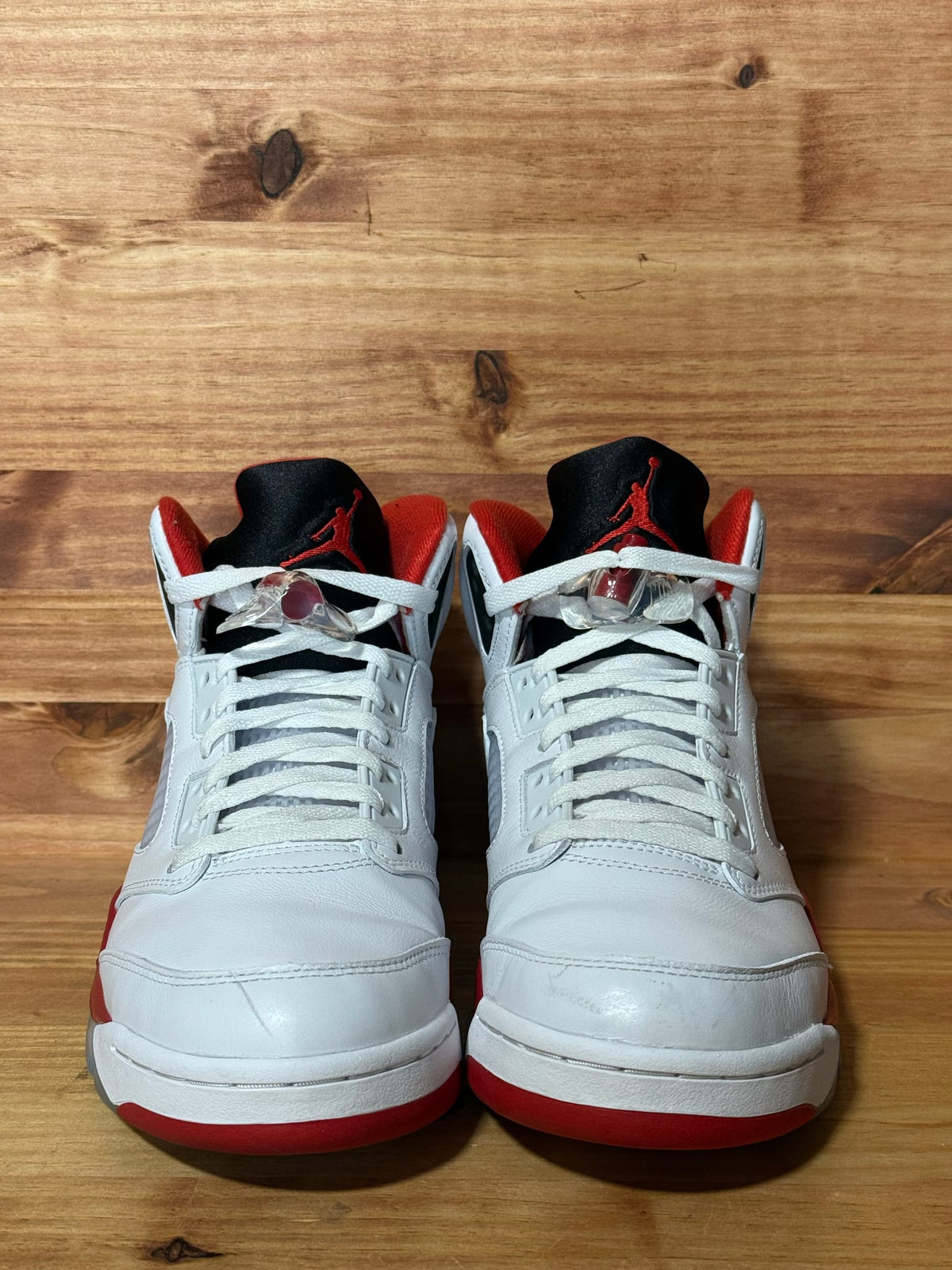 Jordan 5 Retro Fire Red Black Tongue (2025) - Size 9